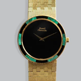 Piaget 12331 Yellow gold Black