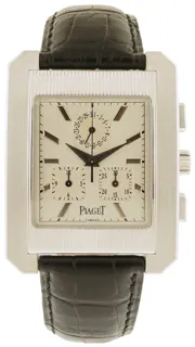 Piaget Contemporary Emperador Chronograph White gold Silver