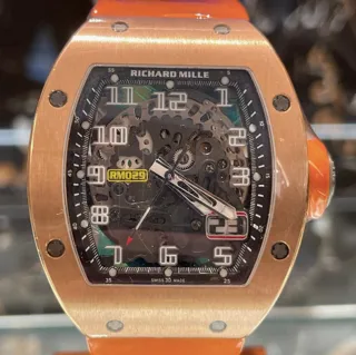 Richard Mille RM 029 RM 029 RG 48mm Rose gold Skeletonized