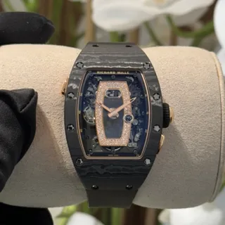 Richard Mille RM 037 RM 037 CA RG 52.63mm Rose gold See-through