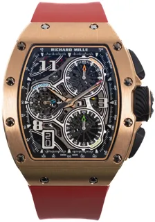 Richard Mille RM72-01 RM 72-01 RG 38.5mm Rose gold See-through