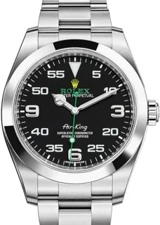 Rolex Air King 116900-0001 Stainless steel Black