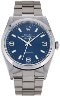 Rolex Air King 14000 Stainless steel Blue