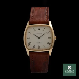 Rolex Cellini 3805 Yellow gold White