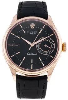 Rolex Cellini 50515-0011 Rose gold Black