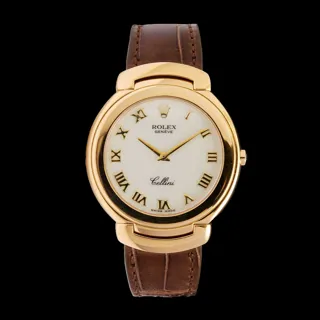 Rolex Cellini 6623/8 Yellow gold White