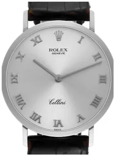 Rolex Cellini 4112/9 White gold Silver