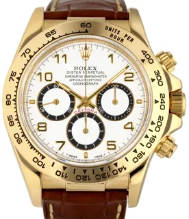 Rolex Cosmograph Daytona 16518-003 Yellow gold White