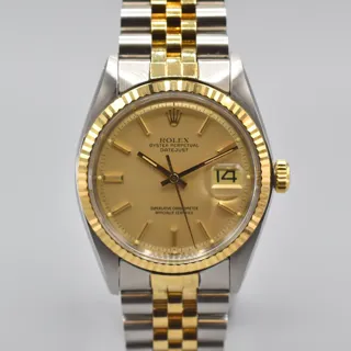 Rolex Datejust 1601 Yellow gold and Stainless steel