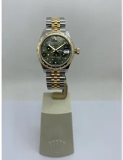 Rolex Datejust 278343RBR-0032 Yellow gold and Stainless steel Green