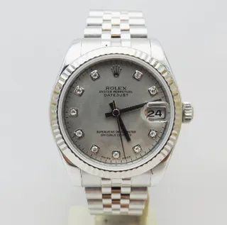 Rolex Datejust 178274-0042 White gold and Stainless steel White