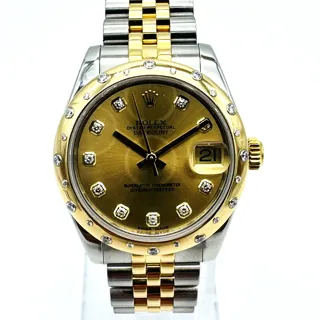 Rolex Datejust 178343-0052 Yellow gold and Stainless steel Champagne