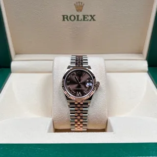 Rolex Datejust 278271-0004 Rose gold and Stainless steel Brown