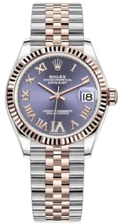 Rolex Datejust 31 278271-0020 Rose gold and Stainless steel Purple