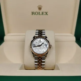 Rolex Datejust 278271-0032 Rose gold and Stainless steel Silver