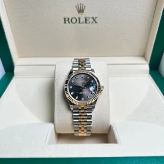 Rolex Datejust 278273-0022 Yellow gold and Stainless steel Grey