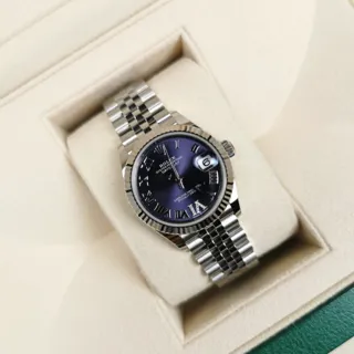 Rolex Datejust 31 278274-0026 White gold and Stainless steel Purple