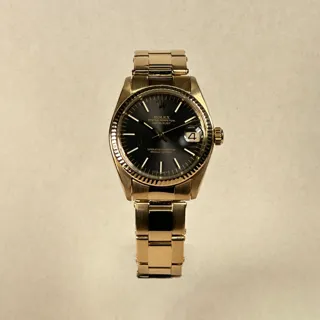 Rolex Datejust 31 6827-00 Yellow gold Black