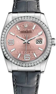 Rolex Datejust 116189-0076 White gold Pink