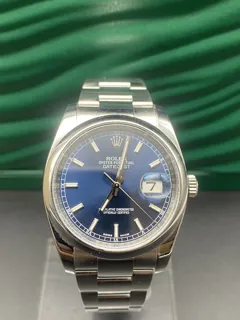 Rolex Datejust 36 116200-0057 Stainless steel Blue