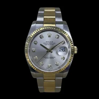 Rolex Datejust 116233-0181 Yellow gold and Stainless steel Gray