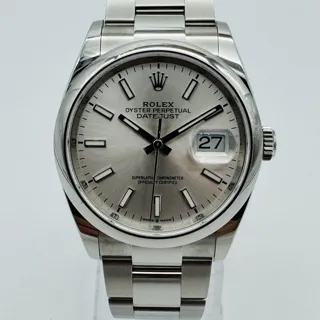 Rolex Datejust 36 126200-0002 Stainless steel Silver