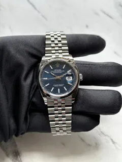 Rolex Datejust 36 126200-0021 Stainless steel Blue