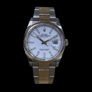 Rolex Datejust 126201-0018 Rose gold and Oystersteel White