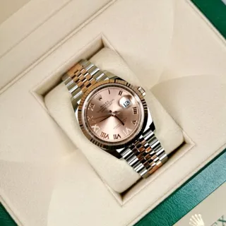 Rolex Datejust 36 126231-0027 Rose gold and Stainless steel Pink