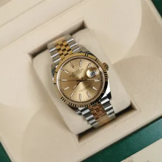 Rolex Datejust 126233-0015 Yellow gold and Stainless steel Champagne