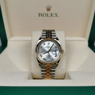 Rolex Datejust 36 126233-0031 Yellow gold and Stainless steel Silver