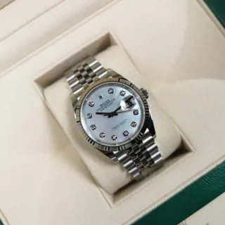 Rolex Datejust 36 126234-0019 White gold and Stainless steel White