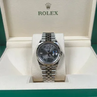 Rolex Datejust 36 126234-0045 White gold and Stainless steel Gray