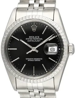 Rolex Datejust 36 16030-001 Stainless steel Black