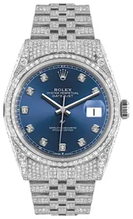 Rolex Datejust 36 16234-0005 Stainless steel Blue