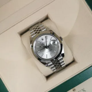 Rolex Datejust 41 126300-0004 Stainless steel Silver