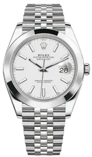 Rolex Datejust 126300-0006 Stainless steel White