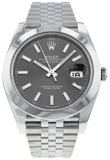 Rolex Datejust 41 126300-0008 Stainless steel Gray