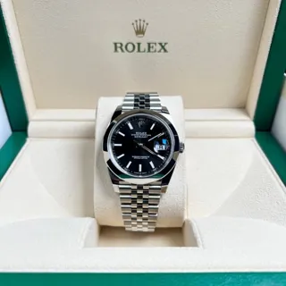 Rolex Datejust 126300-0012 Stainless steel Black