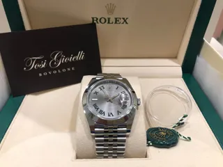 Rolex Datejust 126300-0014 Stainless steel Gray