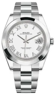 Rolex Datejust 126300-0015 Stainless steel White