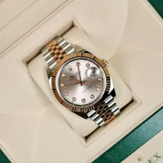 Rolex Datejust 126331-0008 Rose gold and Stainless steel Pink