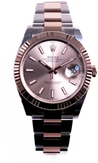 Rolex Datejust 41 126331-0009 Rose gold and Stainless steel Pink