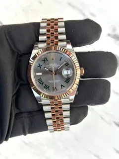 Rolex Datejust 126331-0016 Rose gold and Oystersteel Gray