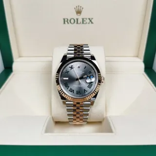 Rolex Datejust 126331-0016 Rose gold and Oystersteel Gray