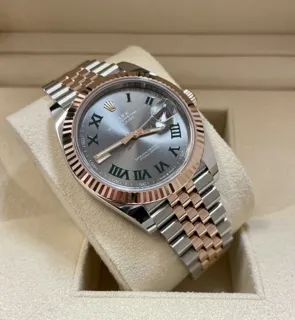 Rolex Datejust 41 126331-0016 Oystersteel and Everose gold Gray