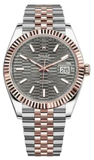 Rolex Datejust 126331-0020 Rose gold and Stainless steel Gray