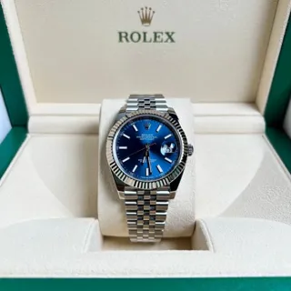 Rolex Datejust 126334-0002 White gold and Stainless steel Blue