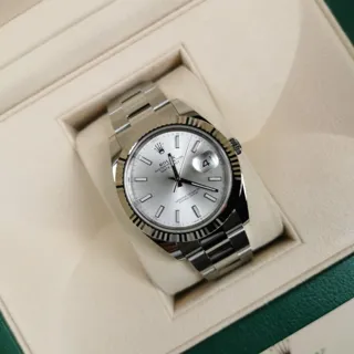 Rolex Datejust 41 126334-0003 White gold and Stainless steel Silver