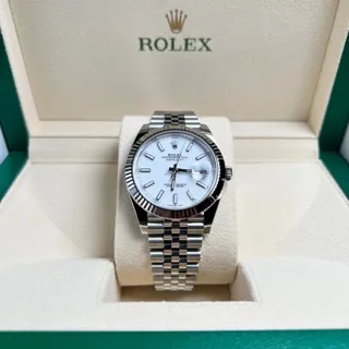 Rolex Datejust 126334-0010 White gold and Stainless steel White